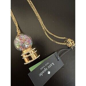 Kate Spade Treat Yourself Gumball Gum Candy Machine Pendant Necklace NWT Novelty
